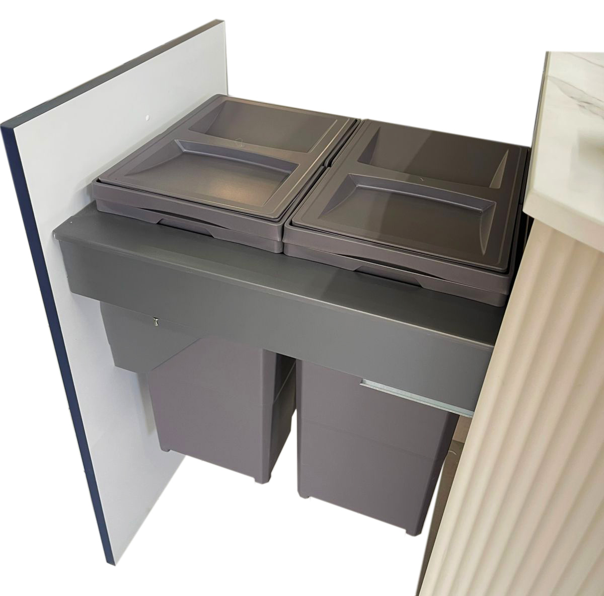 Bote de Basura Doble Cierre Suave